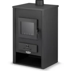 Discount CV Vedkamin - stål - fristående - 15kw Vedeldade Kaminer