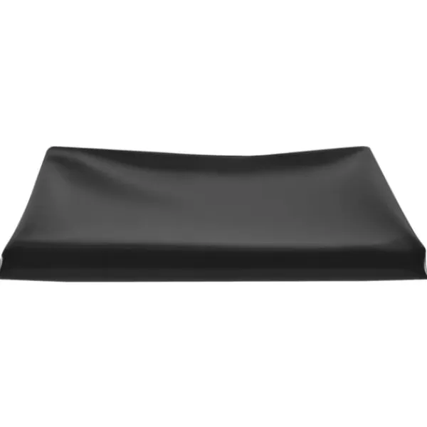 vidaXL Dammduk svart 2x8 m PVC 0,5 mm