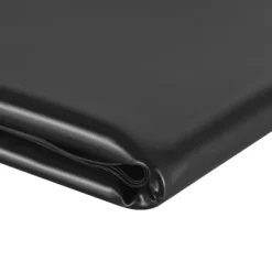 vidaXL Dammduk svart 2x8 m PVC 0,5 mm