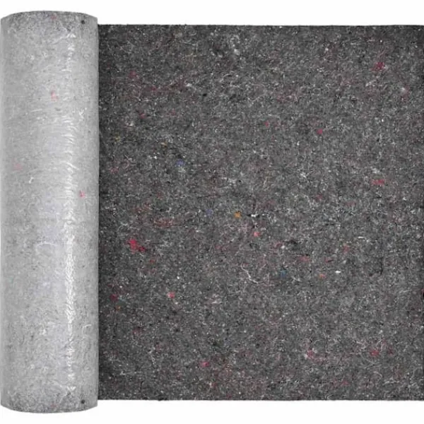 Dammfleece 500 g/㎡ 1x50 m - Barriär för vattenträdgård | Färg: Svart | Storlek: 1x50 m