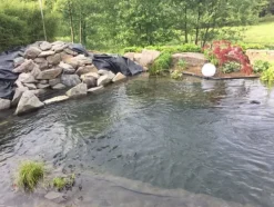 Dammfoder PVC 12 m x 4 m 0,5 mm Svart Trädgårdsdammfoder