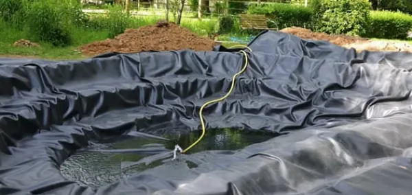 Best Dammfoder PVC 6 m x 2 m 1,0 mm Svart Trädgårdsdammfoder Fontäner & Dammar