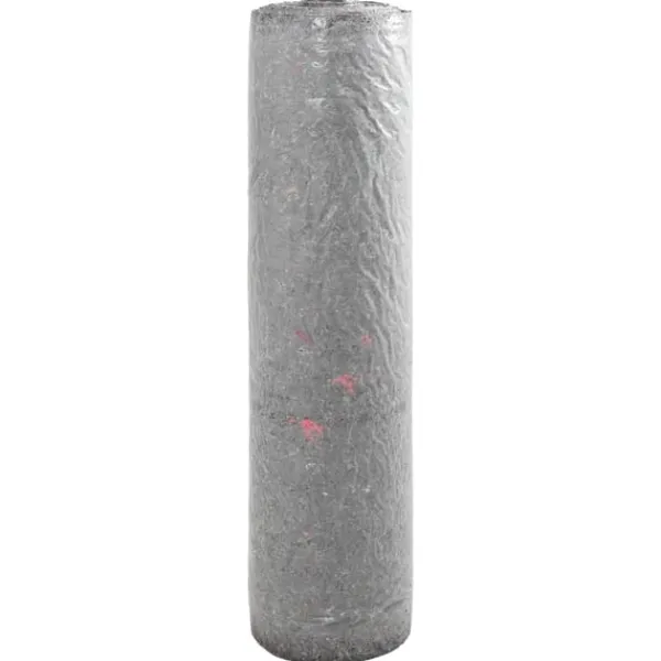 vidaXL Dammmadrass Grå 1 x 25 m Polyester och Bomull