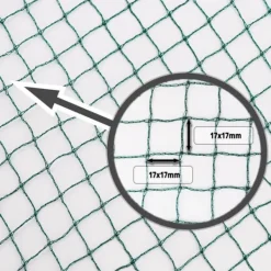 Dammnät 4 m x 6 m Lövskyddsnät Hägernät Silonnät Lövnät Fågelskyddsnät