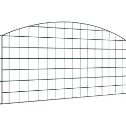 vidaXL Dammskydd Set 5 pcs Grön 100 x 50 cm Stål