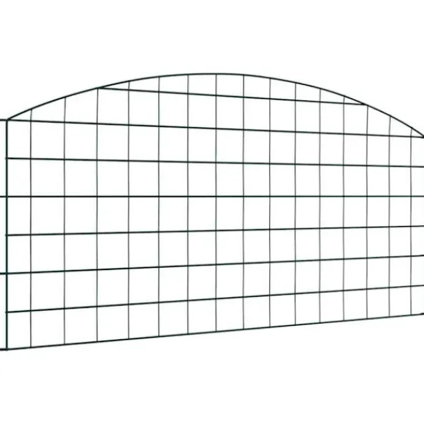 vidaXL Dammskydd Set 5 pcs Grön 100 x 50 cm Stål