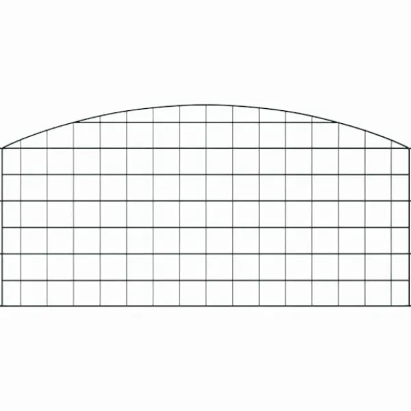 vidaXL Dammskydd Set 5 pcs Grön 100 x 50 cm Stål