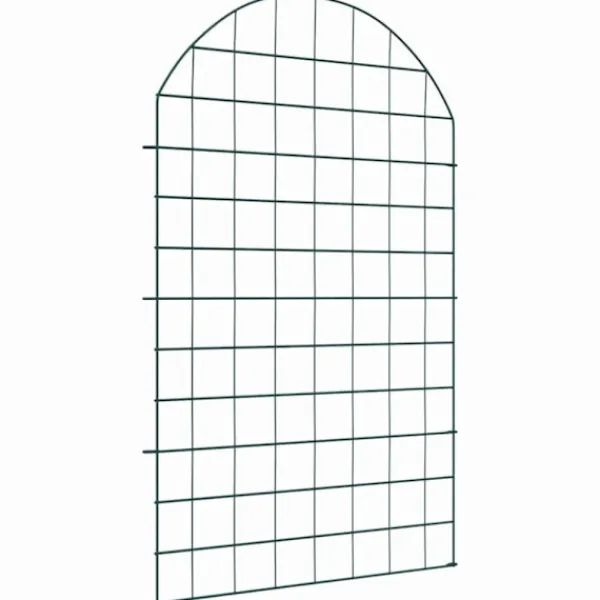 New Dammskydd Set 8 pcs Grön 50 x 80 cm Stål Valvbågar, Spaljéer, Bersåer & Pergolor