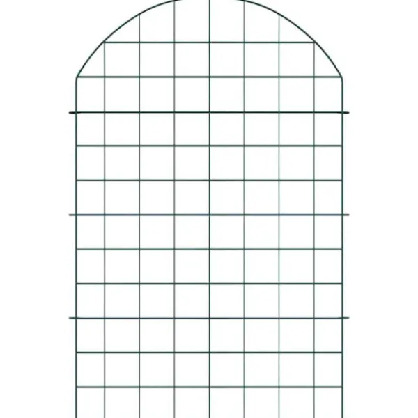 New Dammskydd Set 8 pcs Grön 50 x 80 cm Stål Valvbågar, Spaljéer, Bersåer & Pergolor