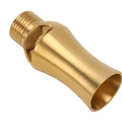 New Dammspridare Vattenfontänmunstycke Koppar Istorn Kaskad Cederträ Spruthuvud För Trädgårdsdamm G1/2in Utvändig Gänga 7.1cm Fontäner & Dammar