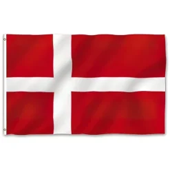 Best Danmark Flagga - 150 x 90 cm Flaggor & Vindstrutar