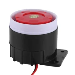 DC 12V trådanslutet minilarmhorn hemsäkerhet 110 dB ljudlarmsystem