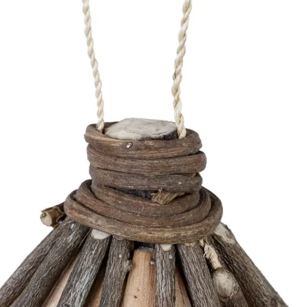 Outlet Dekorativ fågelholk, trä, 39x21x14 cm, natur För Fåglar & Småvilt