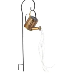 Dekorativ LED-solcellsfyr för växt - LUMISKY - ARROSY - H78 cm - Vattenkannaformad