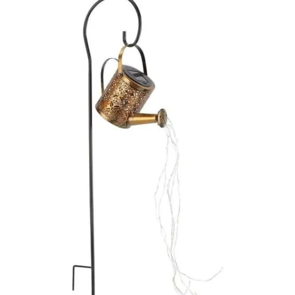 Dekorativ LED-solcellsfyr för växt - LUMISKY - ARROSY - H78 cm - Vattenkannaformad