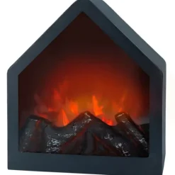 Hot Dekorativ och elektrisk öppen spis för vägg Ambients 20 x 23 x 14 cm (2 antal) Öppna Spisar