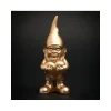 Outlet Dekorativ staty - BLOGO DESIGN - Blogo - Färg guld - Dimensioner 5x12 cm - Nutida stil Trädgårdsprydnader
