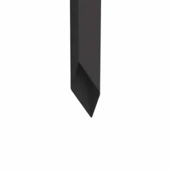 Dekorativ Trädgårdspanel i Kallvalsat Stål | Färg: Svart | Storlek: 50x140 cm