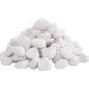 Clearance Dekorativa polerade stenar - - Vit - 2-5 cm - 25 kg - Naturliga stenar - Slät yta - Trädgårdsbeklädnad Trädgårdsstenar & Klivstenar