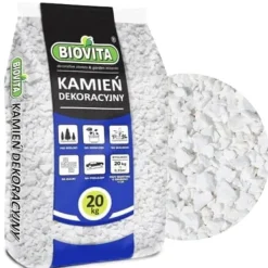 Dekorativa stenflisor vita 8-16 mm 20 kg