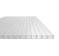 Discount Del av växthusflerväggsark / klar polykarbonat 700x1500mm - 6mm, 4st. Växthus