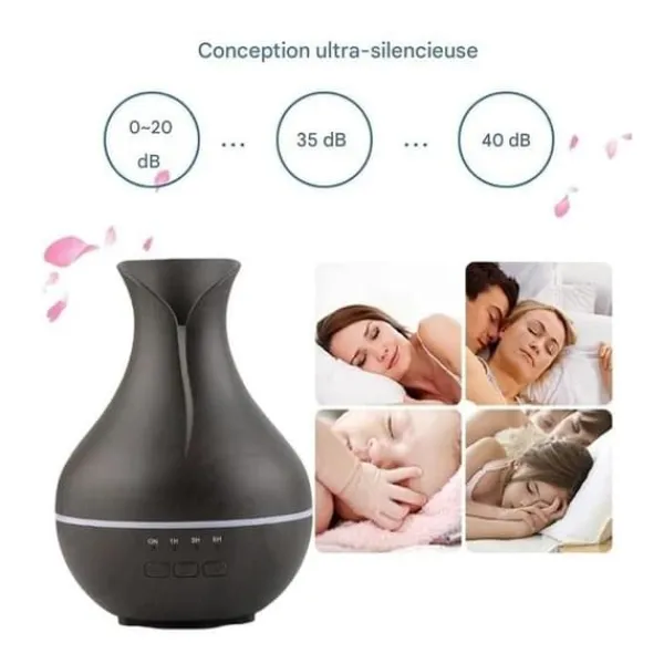 Diffuser av aromaterapi spionkamera Wi-Fi 4K rörlighetsdetektering