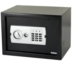 Hot Digitalt kassaskåp - G21 - 350x250x250mm - Svart - Kodlås - 10 kg Kassaskåp