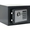 vidaXL Digitalt kassaskåp - - Mörkgrå - 23x17x17 cm - Robusta stålet - Elektronisk lås
