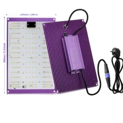 Dimmbara LED-växtlampor, fullspektrum, justerbar intensitet,120W