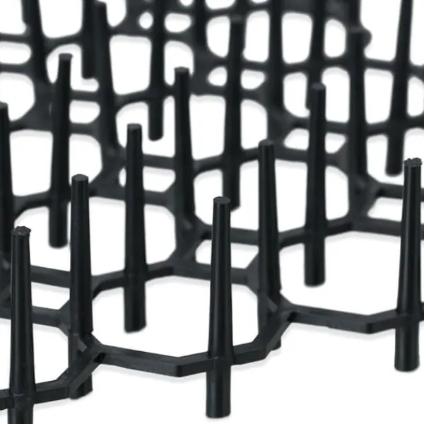Djuravvisande galler set, 3x49x14 cm, Svart