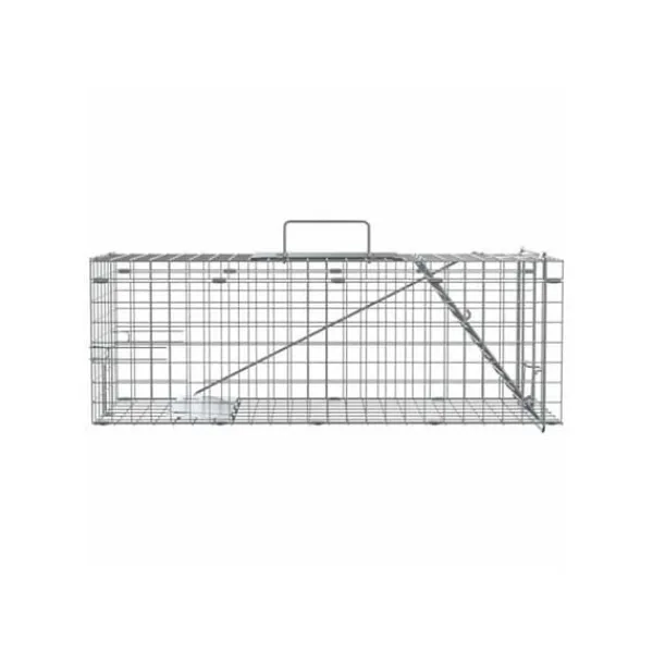 Discount Djurfälla i stål - - 61x20x21,5 cm - Antracit - Väderbeständig Skadedjursfällor