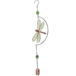 Best Dragonfly Wind Chimes - Vackra vattentäta hängande prydnader i järn för heminredning Vinddekoration