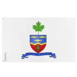 Discount Drapeau - Grande-Rivière - 90 x 150 cm - Polyester - Tryck på framsidan/baksidan - Flerfärgad Flaggor & Vindstrutar