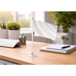 Clearance Drapeau - Mini - julö - 14 x 21 cm - Polyester - Sugpropp inkluderad Flaggor & Vindstrutar