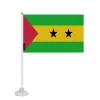 Best Drapeau med sugpropp - Flerfärgad - São Tomé och Príncipe - 20 x 30 cm - Polyester - Tryck på framsidan/baksidan Flaggor & Vindstrutar