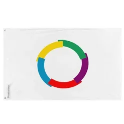 Sale Drapeau Organisation internationale de la francophonie 60 x 90 cm Flaggor & Vindstrutar