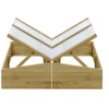 New Drivbänk 2 st impregnerad furu 100x50x35 cm Planteringsbänkar