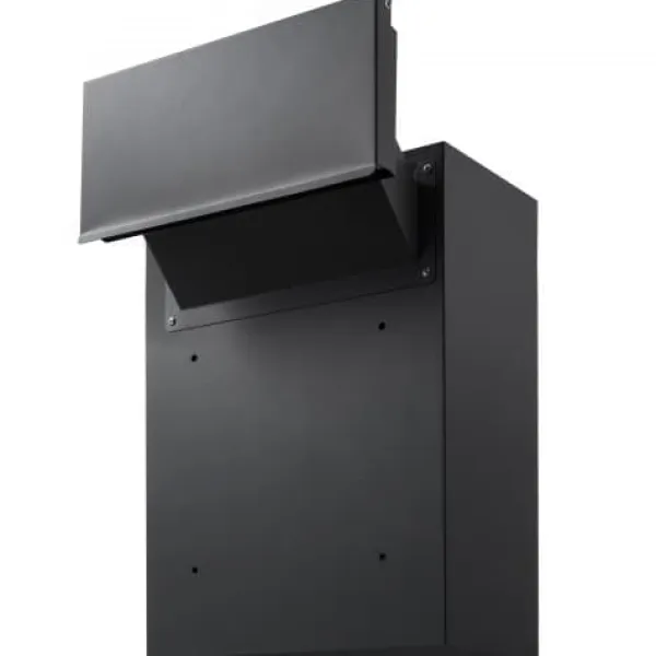 Drop Box, 31.8x16x42.9 cm, Svart, Stål