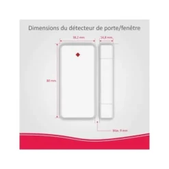 Dörr/fönsterdetektor - ELRO - AS90MA - Inomhus - Trådlös - Batteridriven