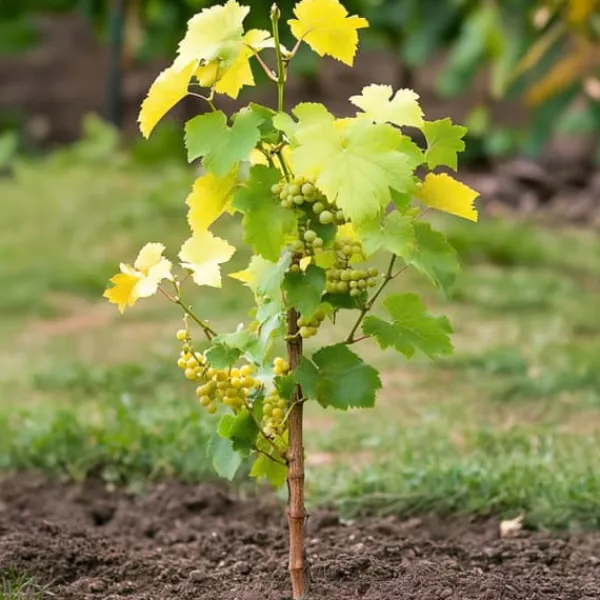Outlet Druvväxt - Set om 3 - Vitis vinifera 'Chardonnay' - Höjd 25-40cm - ⌀9cm Trädgårdsväxter