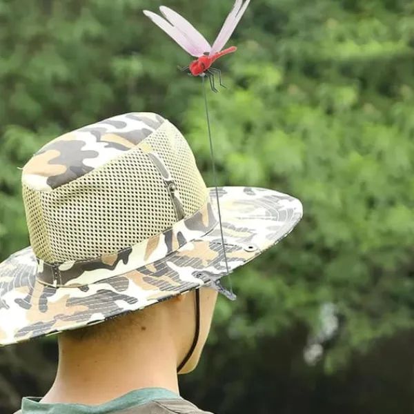 Online 3D-Trollsländeklämmor Dragonfly Clip– Dekoration till Trädgård & Balkong 12 st Trädgårdsprydnader