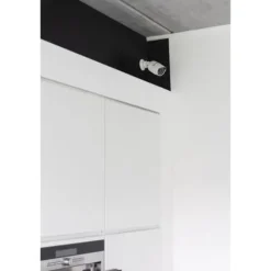 Discount Dummykamera - CHACON - Aluminium - Blå LED - Vit Falska Övervakningskameror