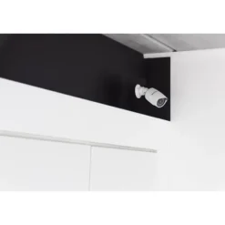 Discount Dummykamera - CHACON - Aluminium - Blå LED - Vit Falska Övervakningskameror