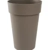 EDA Kruka/Hög Vas TOSCANE - 67 L - Ø 46 x H 65 cm - Taupe