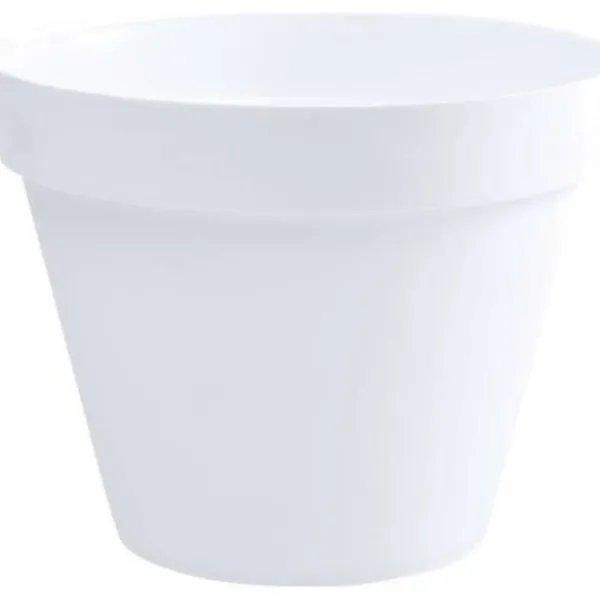 EDA Rund Blomkruka Toscana - Ø 60 x H 47 cm - 76 L - Vit