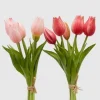 Discount EDG BOUQUET TULIPANER KONSTGJORD H26CM TVÅ FÄRGER AV ROSA ASSORTERADE, HEM, DEKORATIVA TILLBEHÖR, KONSTGJORDA BLOMMOR Blommor