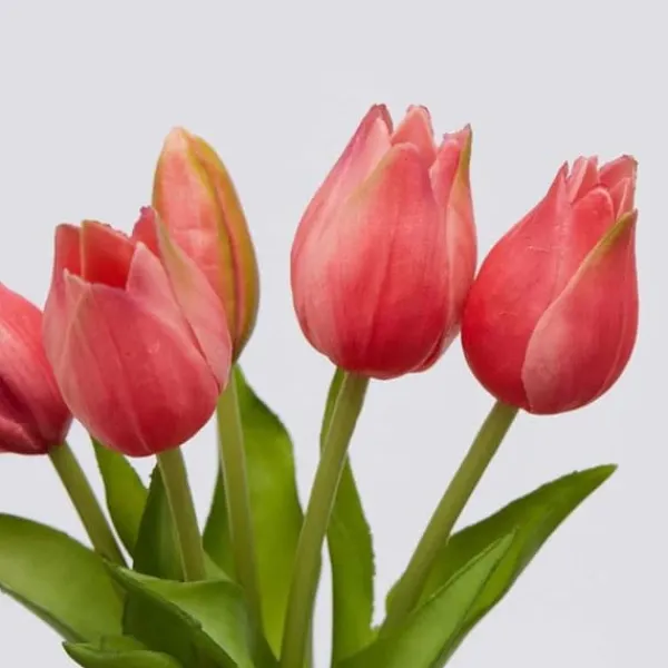 Discount EDG BOUQUET TULIPANER KONSTGJORD H26CM TVÅ FÄRGER AV ROSA ASSORTERADE, HEM, DEKORATIVA TILLBEHÖR, KONSTGJORDA BLOMMOR Blommor