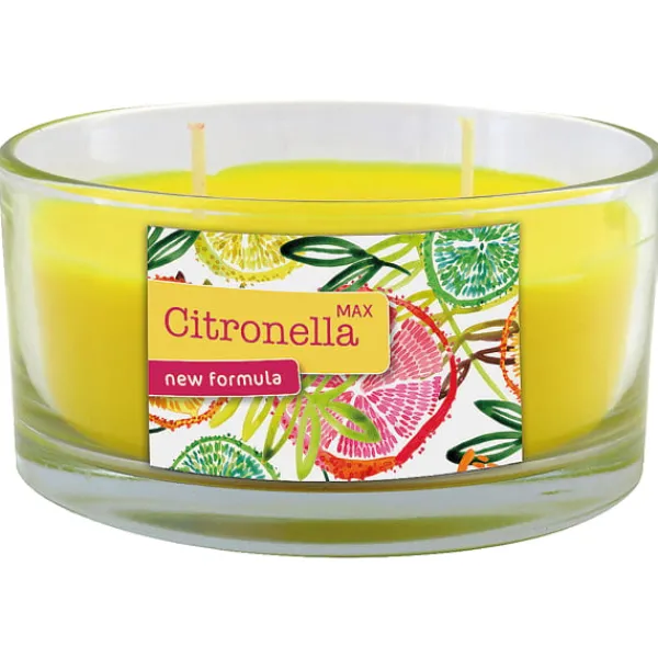 Effektiv Myggavvisare Citronellaljus i Glas