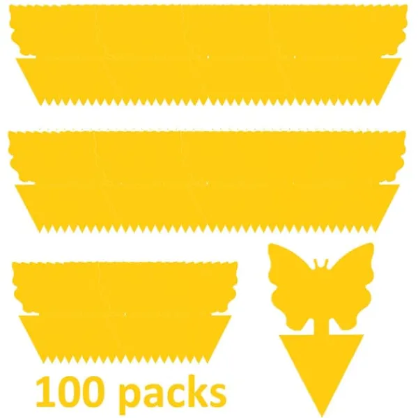 Effektiva flugfångare med klister - 100 pack
