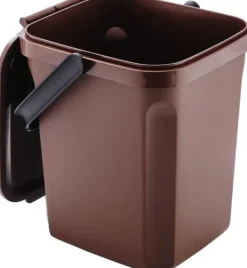 New Ekologisk kompostbehållare hink 10 liter, brun, 235 x 265 x 285 mm Kompostering